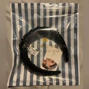 Black Lele Sadoughi headband